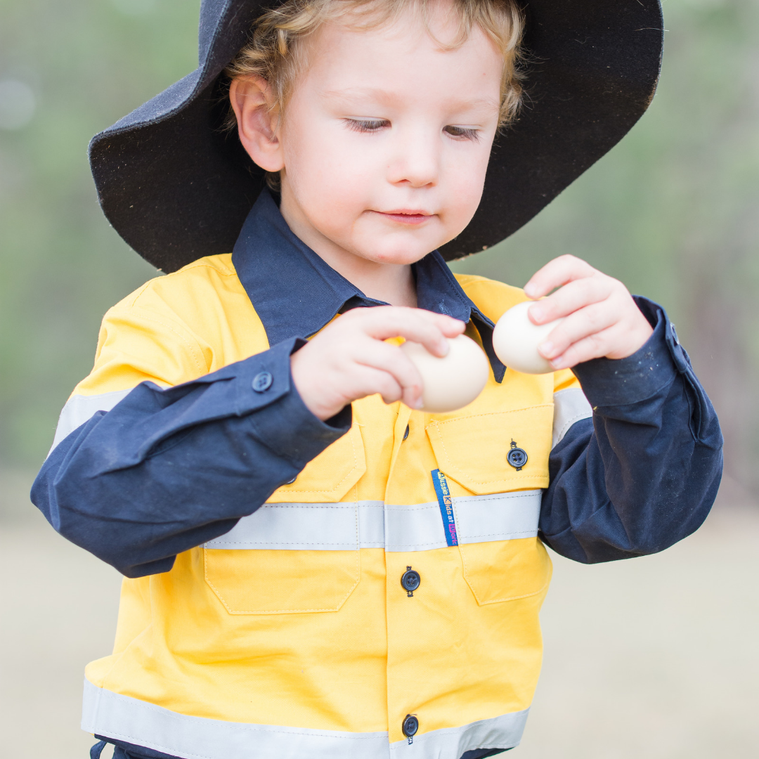 Hi Vis Shirt Aussie Kids at Work